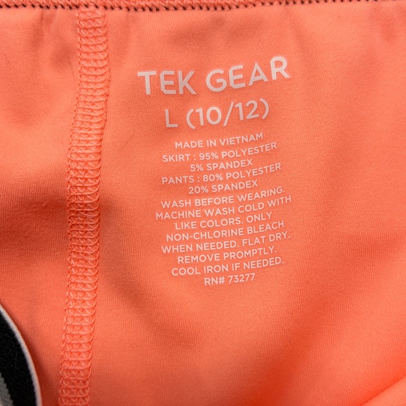 Tek Gear girls skirt skort size L 10/12 NWT - Picture 2 of 7